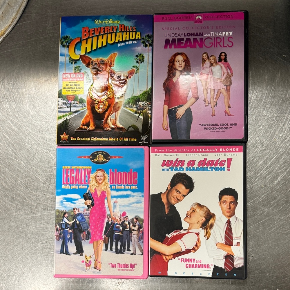 Beverly Hills Chihuahua, Mean Girls,Win A Date, Legally Blonde DVD Set comedy
